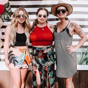 Black & Tan Stripe J. Crew Dress